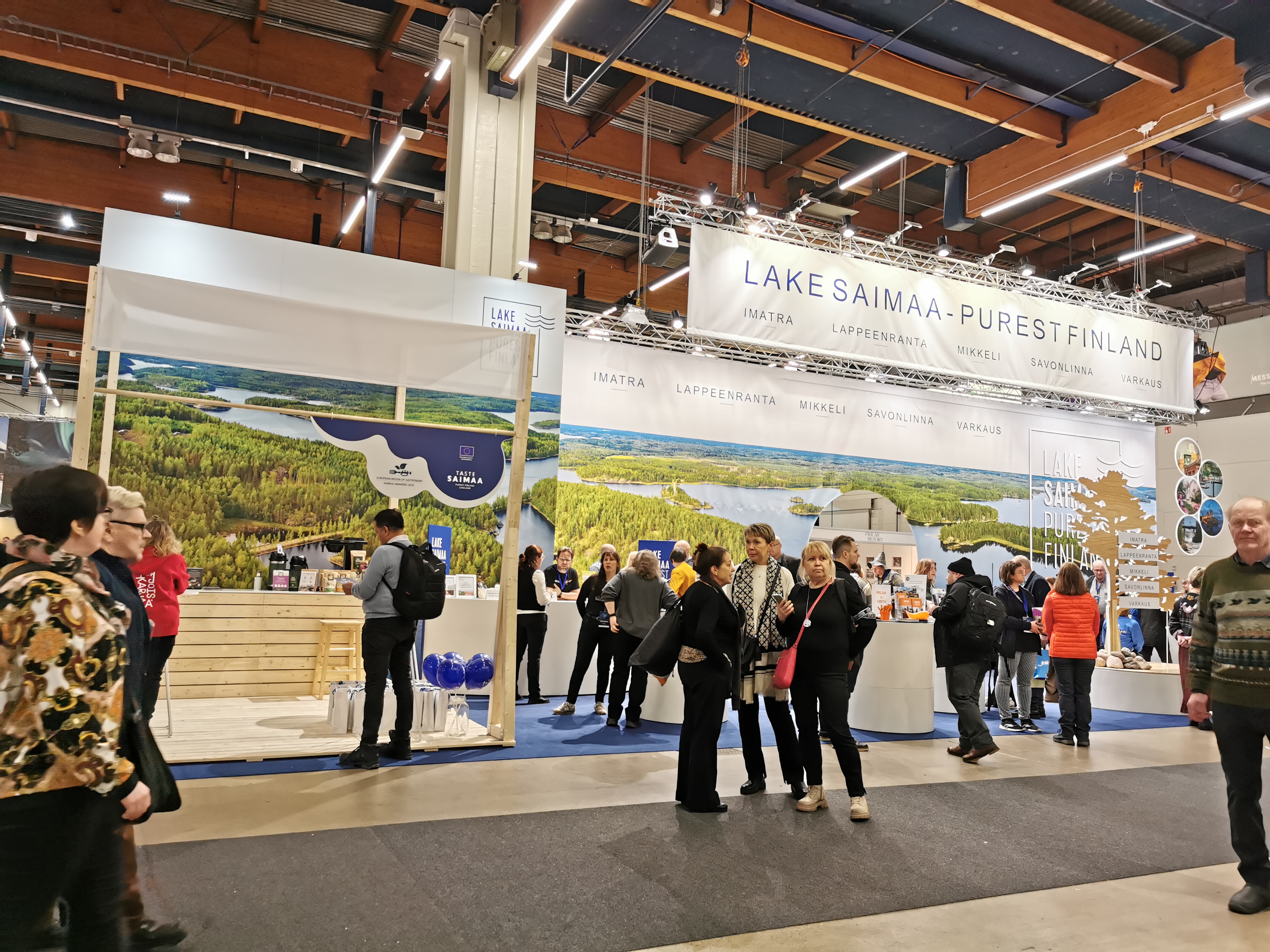 Saimaa lautasella mukana Matkamessuilla