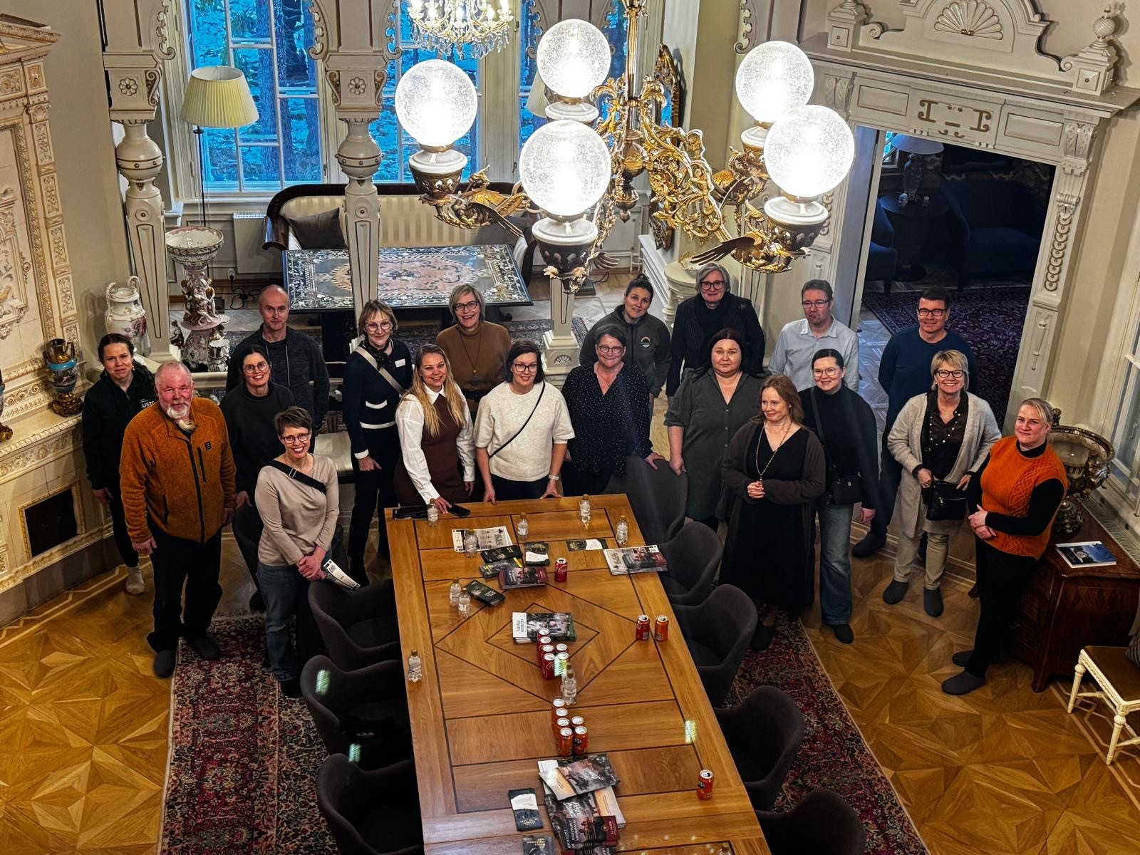 Hanketoimijat tapasivat Rauhalinnassa